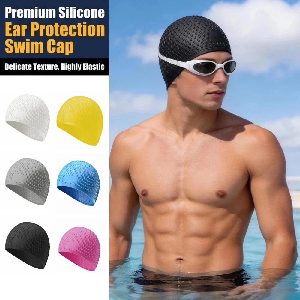 Bonnet de bain en silicone sou - Swim Hat Silicone avis et prix